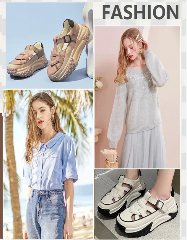 厚底鏤空涼鞋 厚底鏤空涼鞋