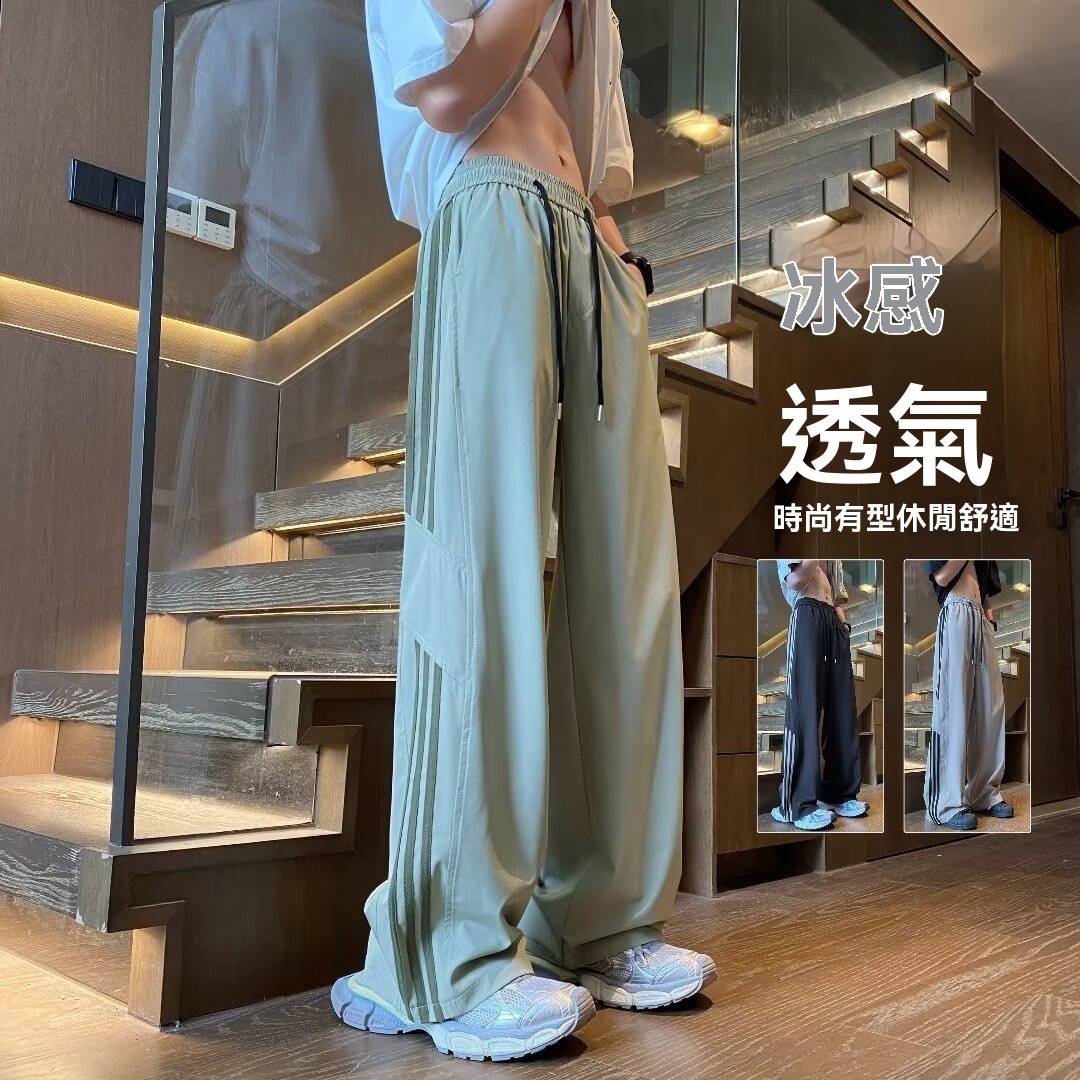 美式直筒休閒褲