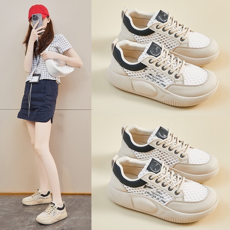 韓版網面休閒鞋