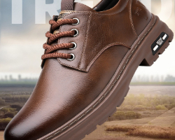 男士休閒牛皮鞋