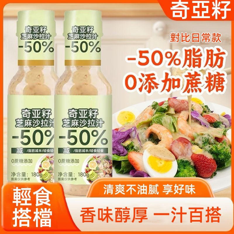 奇亞籽芝麻沙拉醬